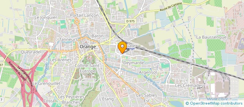 localisation de l'entreprise LES CHARMETTES  ORANGE