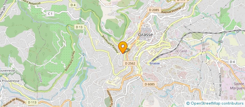 localisation de l'entreprise LES CHARMETTES  GRASSE