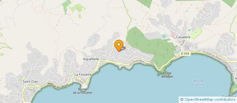 localisation de l'entreprise LES CHARMILLES à LE LAVANDOU