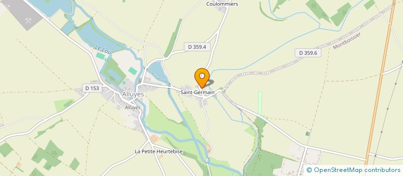localisation de l'entreprise LES CHARMILLES à NEUVY EN DUNOIS