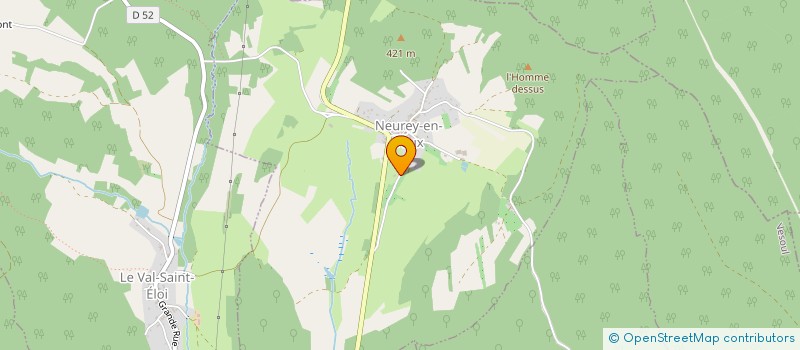 localisation de l'entreprise LES CHARMOILLES  NEUREY-EN-VAUX