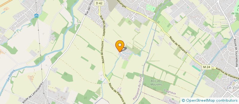 localisation de l'entreprise LES CHARMYLLES  PLAISANCE-DU-TOUCH