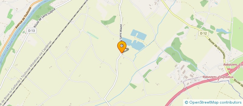 localisation de l'entreprise LES CHARPENTES LESBROUSSART  COUFOULEUX