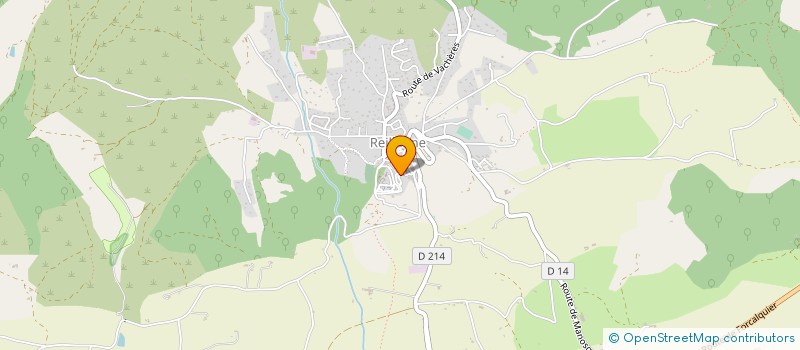 localisation de l'entreprise LES CHARPENTIERS DE TRADITION  REILLANNE