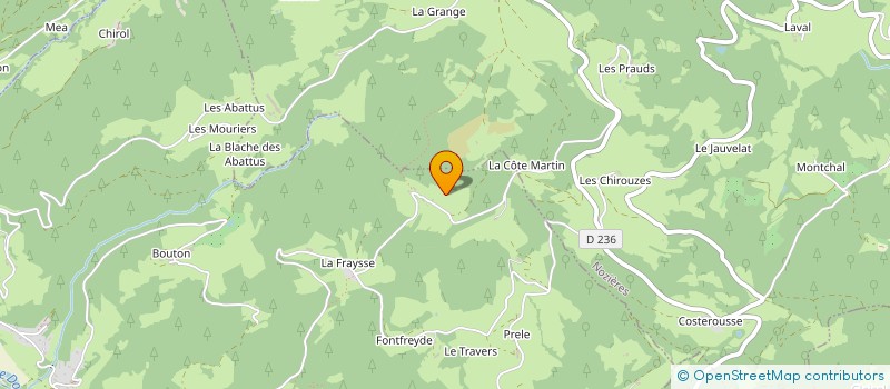 localisation de l'entreprise LES CHARPENTIERS DU COIN à DESAIGNES