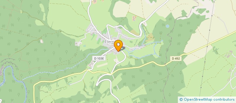 localisation de l'entreprise LES CHARRIERES  ETERNOZ