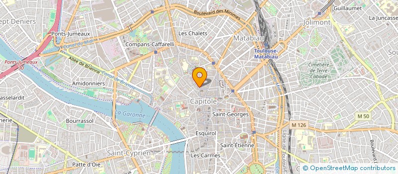 localisation de l'entreprise LES CHARTREUSES DU TAUR à TOULOUSE