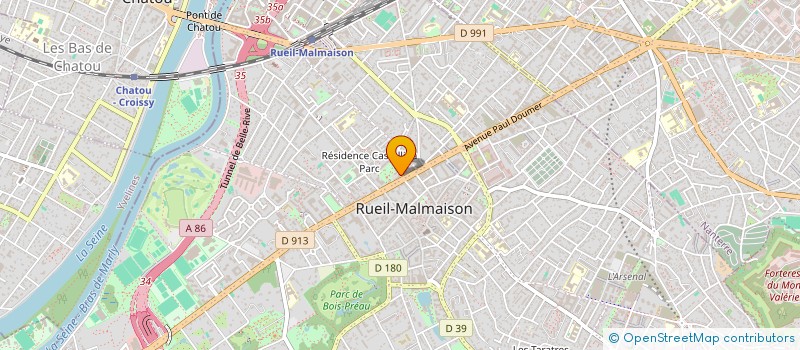 localisation de l'entreprise LES CHASSES DU GRAND DIGE à RUEIL-MALMAISON