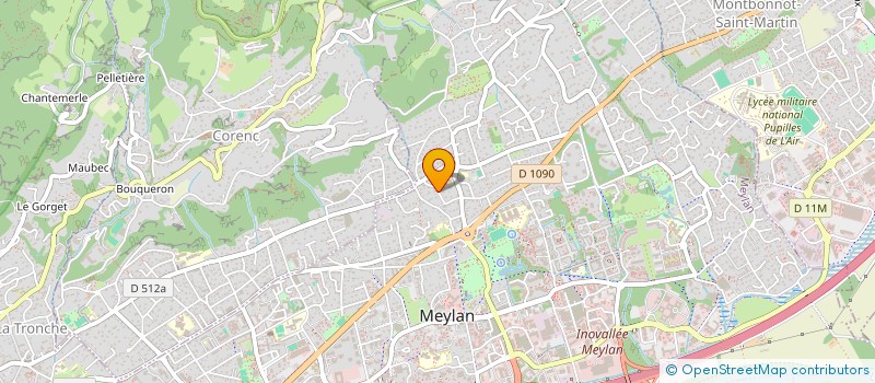 localisation de l'entreprise LES CHASSEURS 4LPINS  MEYLAN