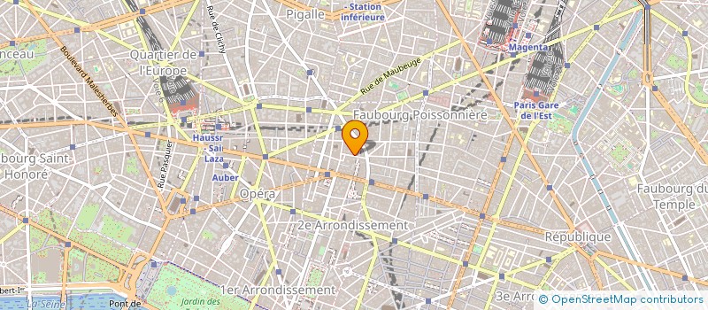 localisation de l'entreprise LES CHASSEURS  PARIS