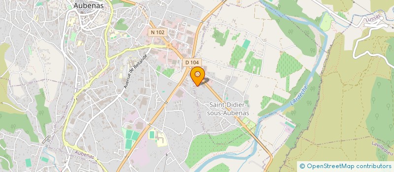 localisation de l'entreprise LES CHASSEURS DE GRANDS GIBIERS STEPHANOIS  ST ETIENNE DE FONTBELLON