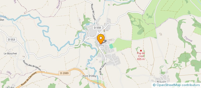 localisation de l'entreprise LES CHASSEURS DE NEBOUZAT  NEBOUZAT