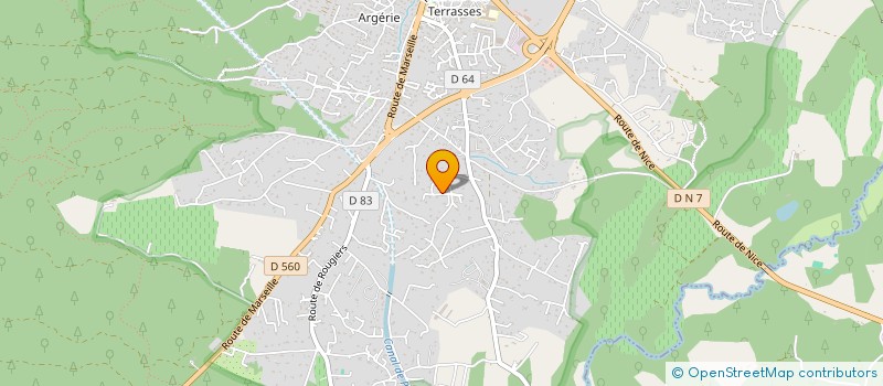 localisation de l'entreprise LES CHASSEURS DE ROUTAS  SAINT-MAXIMIN-LA-SAINTE-BAUME