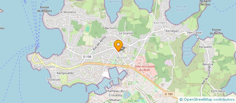 localisation de l'entreprise LES CHASSEURS DE SAINT BILY  ARZON