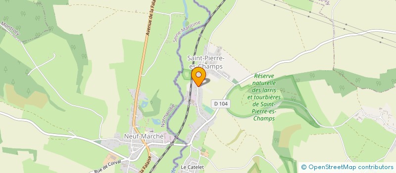 localisation de l'entreprise LES CHASSEURS DE SAINT PIERRE ES CHAMPS (LCSPC)  SAINT-PIERRE-ES-CHAMPS