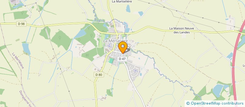 localisation de l'entreprise LES CHASSEURS JOYEUX  ESSARTS EN BOCAGE