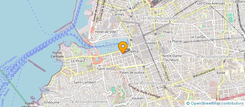 localisation de l'entreprise LES CHATAIGNERS à MARSEILLE