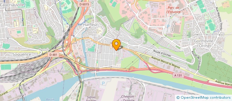 localisation de l'entreprise LES CHATAIGNIERS  GAINNEVILLE