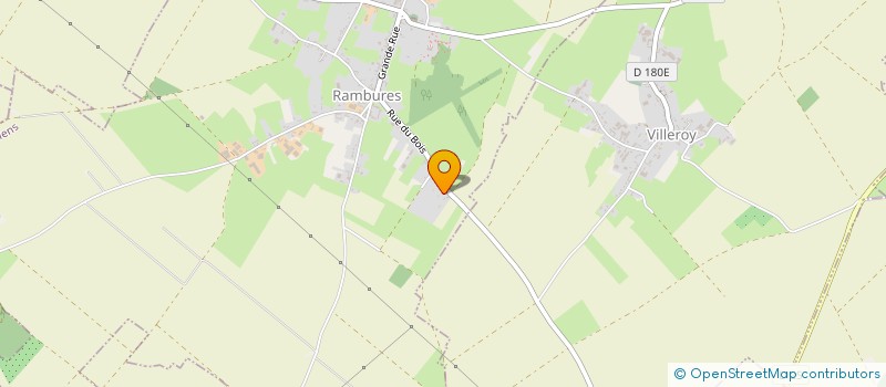 localisation de l'entreprise LES CHATAIGNIERS  RAMBURES