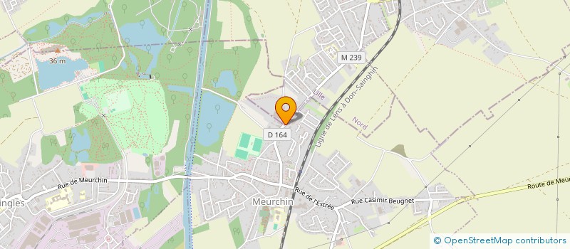 localisation de l'entreprise LES CHATAIGNIERS  BAUVIN