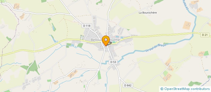 localisation de l'entreprise LES CHATEAUX à BELLOU-EN-HOULME