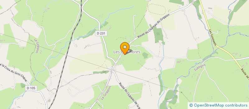 localisation de l'entreprise LES CHATEAUX DE LA LUCERNE D'OUTREMER  LA LUCERNE-D'OUTREMER