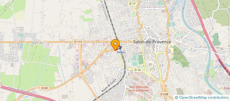 localisation de l'entreprise LES CHATEAUX DU SOLEIL  SALON-DE-PROVENCE