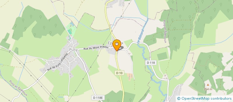 localisation de l'entreprise LES CHATELAINES D'EPENOUX à PUSY-ET-EPENOUX