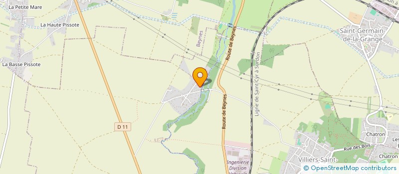 localisation de l'entreprise LES CHATELAINS  NEAUPHLE-LE-VIEUX