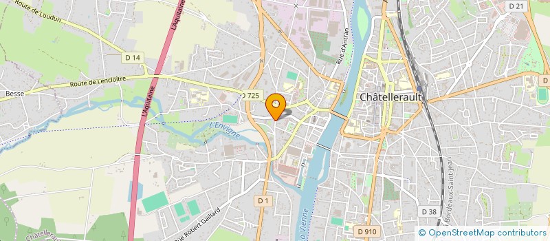 localisation de l'entreprise LES CHATELLERAUDAIS REUNIS à CHATELLERAULT