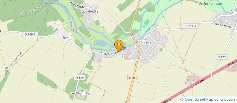 localisation de l'entreprise LES CHATELLIERS DES ARTS à MIGNIERES
