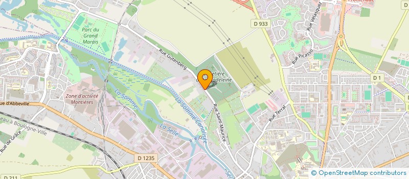 localisation de l'entreprise LES CHATHUTTES à AMIENS