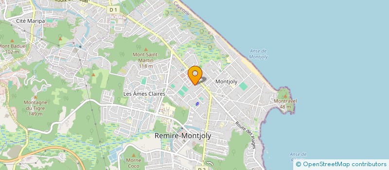 localisation de l'entreprise LES CHATONS  REMIRE-MONTJOLY