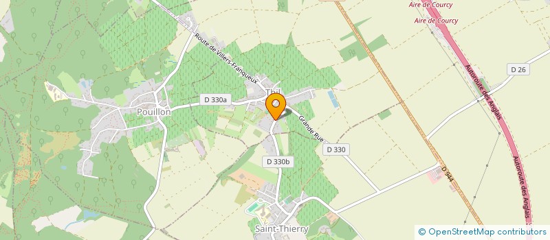 localisation de l'entreprise LES CHATONS  TINQUEUX