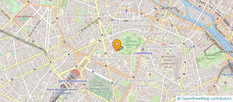 localisation de l'entreprise LES CHATS  PARIS