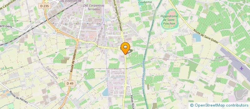 localisation de l'entreprise LES CHATS BEAUX  CARPENTRAS