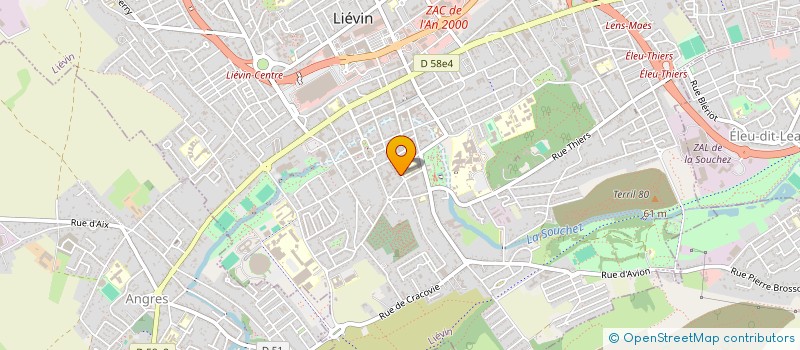 localisation de l'entreprise LES CHATS'BULEUX à LIEVIN