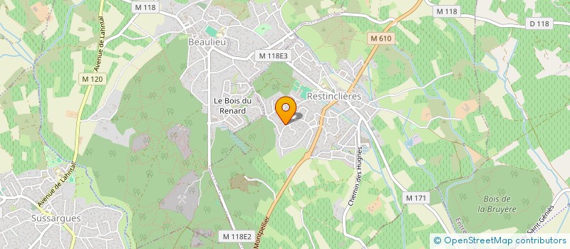 localisation de l'entreprise LES CHATS D'OC  RESTINCLIERES