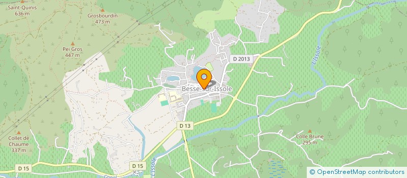 localisation de l'entreprise LES CHATS DE GASPARD  BESSE-SUR-ISSOLE