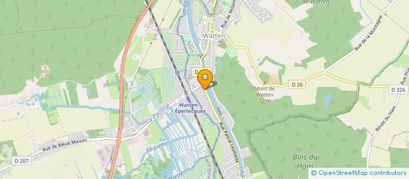 localisation de l'entreprise LES CHATS DE L ESPOIR  WATTEN