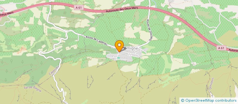 localisation de l'entreprise LES CHATS DE L'INDIFFERENCE 11  COMIGNE