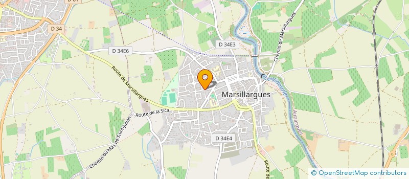 localisation de l'entreprise LES CHATS DE MARSILLARGUES  MARSILLARGUES