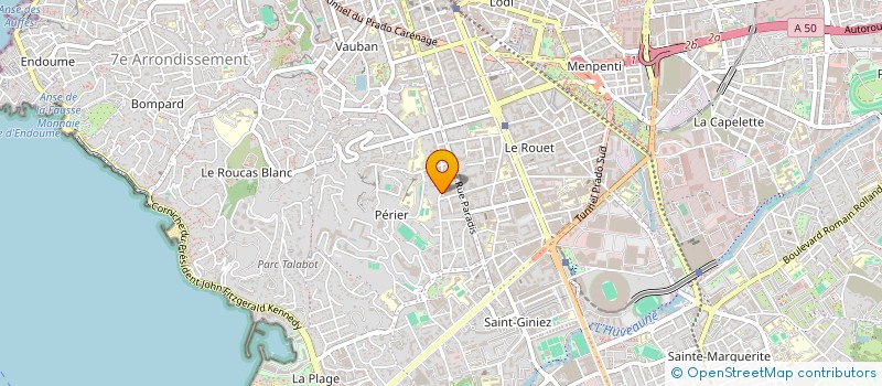 localisation de l'entreprise LES CHATS DE NOTRE-DAME  MARSEILLE