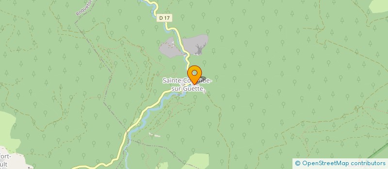 localisation de l'entreprise LES CHATS DE SAINTE-COLOMBE  SAINTE-COLOMBE-SUR-GUETTE