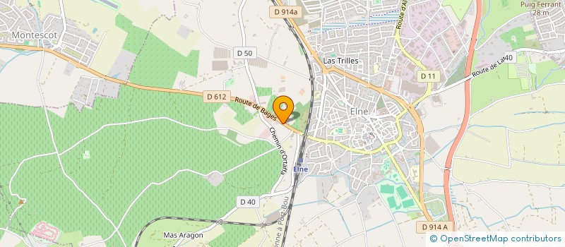 localisation de l'entreprise LES CHATS DU CHEMIN  ELNE