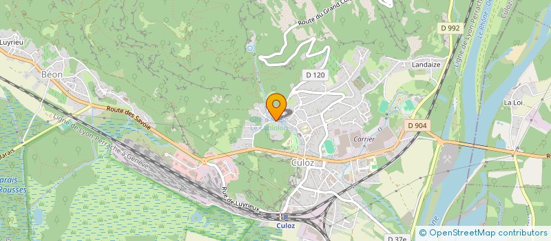 localisation de l'entreprise LES CHATS ERRANTS DE BUGEY SUD  BELLEY