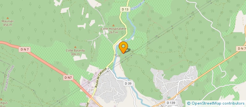 localisation de l'entreprise LES CHATS LIBRES DE LA GRANDE BASTIDE à LE CANNET-DES-MAURES