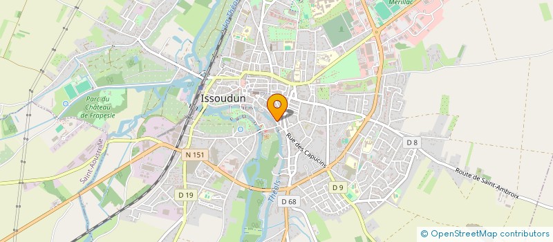 localisation de l'entreprise LES CHATS LIBRES DE SAINT-ROCH à ISSOUDUN