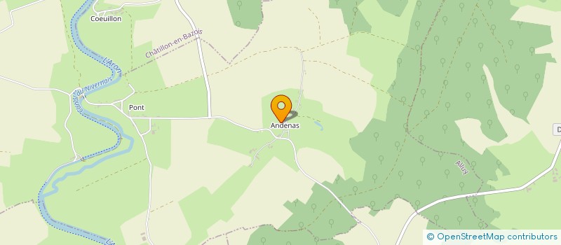localisation de l'entreprise LES CHATS LIBRES DU BAZOIS à ALLUY