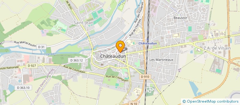 localisation de l'entreprise LES CHATS MAIL à CHATEAUDUN